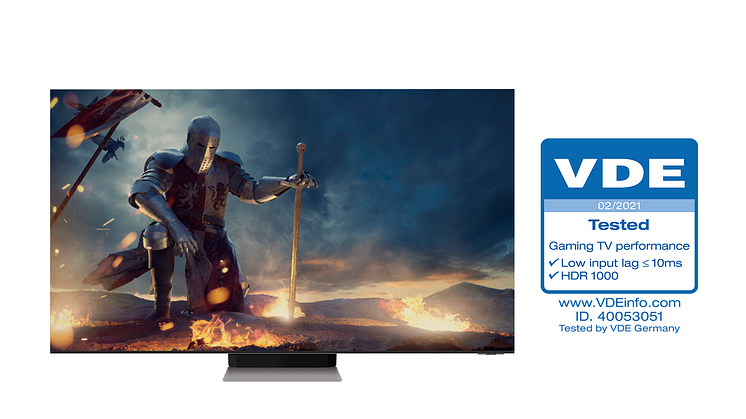 [Photo] Neo QLEDs Receive Industry First Gaming TV Performance Certification from VDE 3