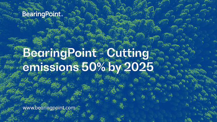 BearingPoint - Cutting emissions 50% by 2025