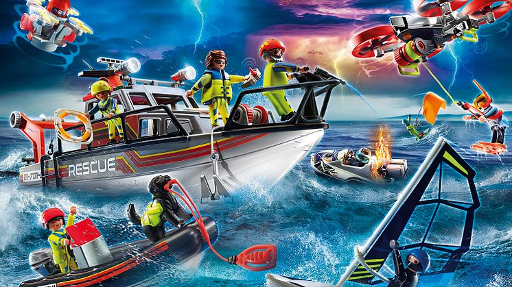 Die PLAYMOBIL-Seenotrettung startet zu neuen Einsätzen