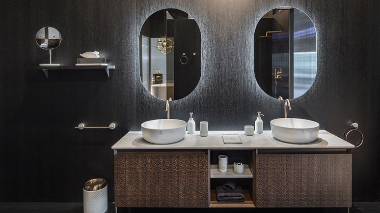 Award-winning design: the bathroom collection Equilibrium by POMDOR x Rosenthal. 