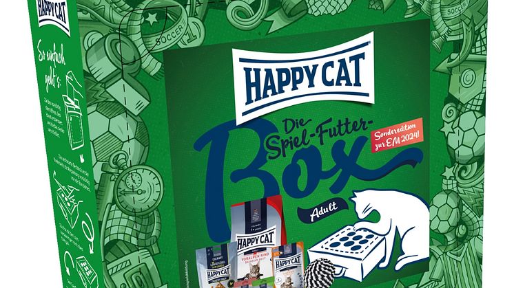Happy Cat Futter-Spiel-Box: Sonderedition anlässlich der EM 2024
