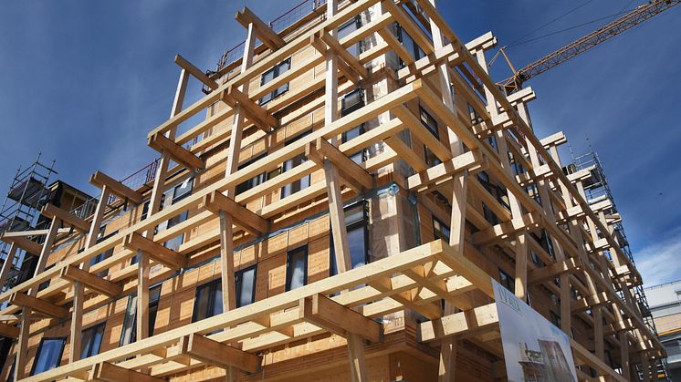Hållbara material och flexibilitet är det som utmärker bostadshuset Integralen 6 i Vallastaden i Linköping. Nu nomineras det till Årets Bygge 2018.