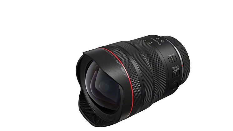 Canon RF 10-20mm F4L IS STM_Front_Slant_with_cap