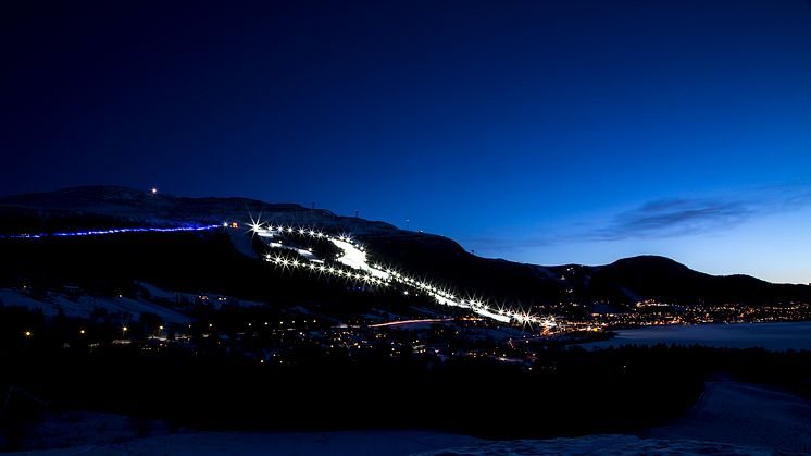 Åre National Arena - kvällsvy