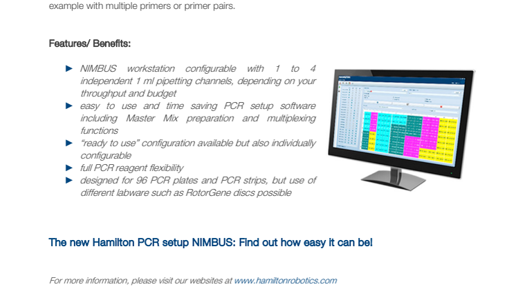 PCR setup automation for your bench: Find out how easy it can be!