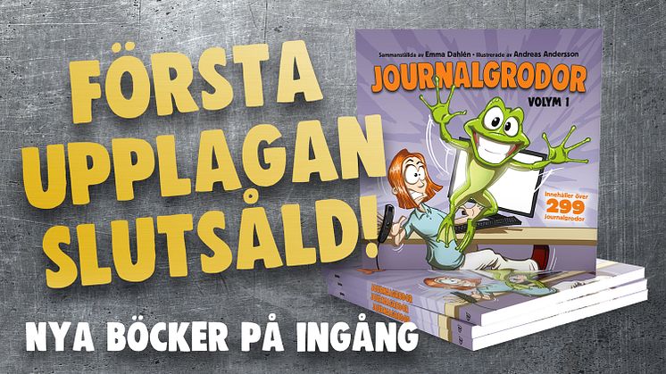 Det tog bara några dagar att sälja slut på hela första upplagan. Nu har man fått trycka nya böcker som snart kommer in i lager.