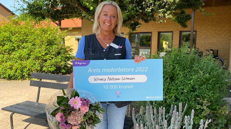 Wiveca Nilsson Wiman - Årets medarbetare i Kävlinge kommun