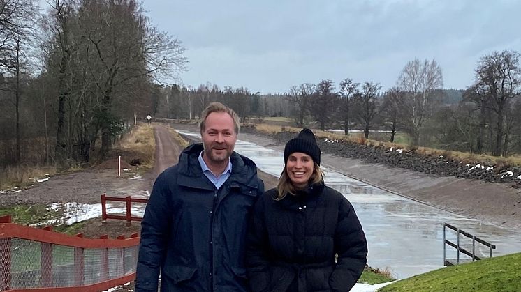 Martin Jarhäll och Sanne Skartnes Mäklarhuset i Töreboda