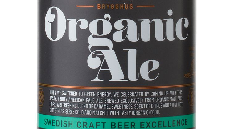 Sigtuna Organic Ale snart i var mans butik