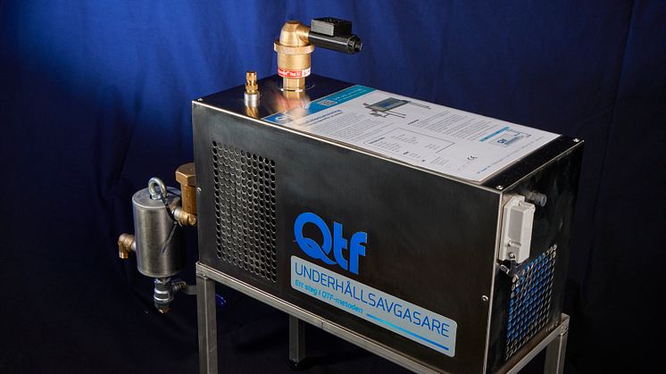QTF använder "Internet of Things-kommunikation" i sin patentsökta uppfinning, koldioxidmätande underhållsavgasare.