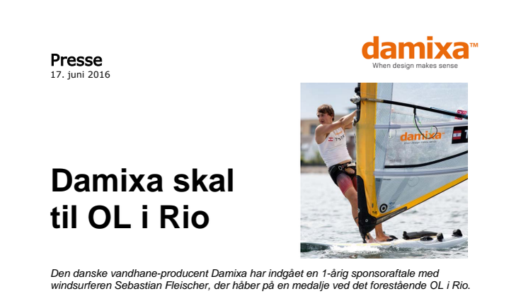 Damixa skal til OL i Rio