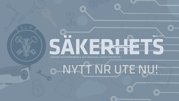 Nytt nr av Säkerhetsinstallatören ute nu!