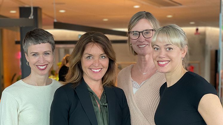 Frida Blom (Westander), Ulrika Davidsson, Ulrika Albers och Ninna Prage (Westander)