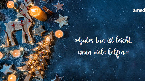 amedes Weihnachtsspende geht erneut an Deutsche Stiftung Eierstockkrebs