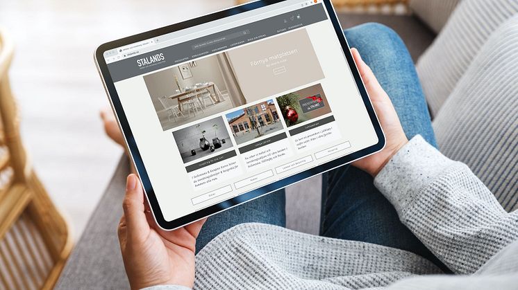 Stalands Möbler has launched a new e-commerce site.