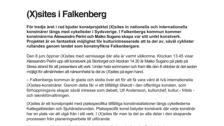 (X)sites i Falkenberg