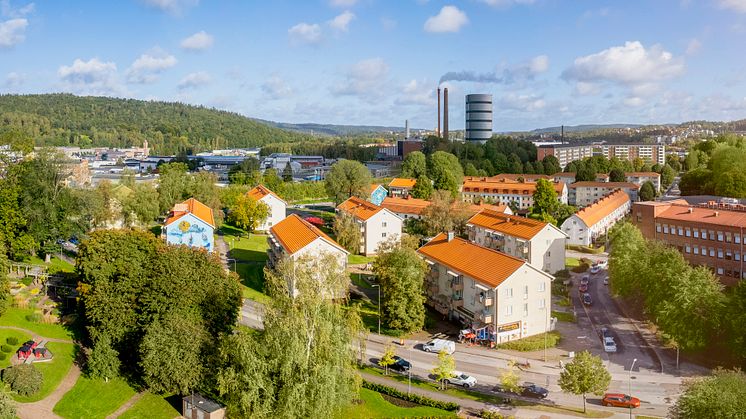 Norrby från Alingsåsvägen, Borås