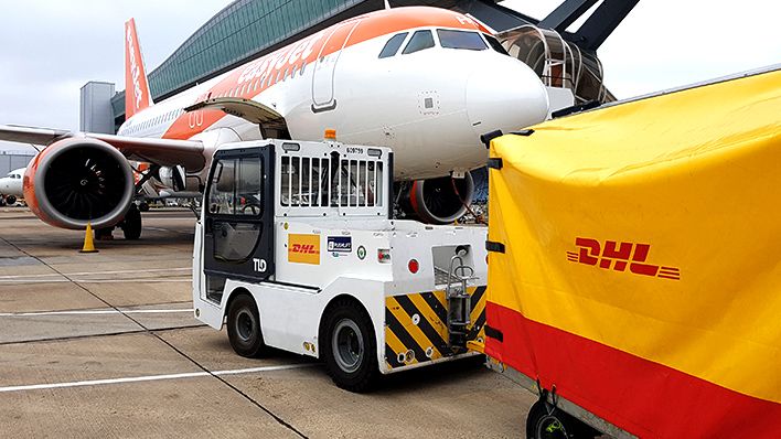 DHL Supply Chain utökar sitt samarbete med  easyJet och tar över markhanteringen på flygplatserna Manchester och Bristol