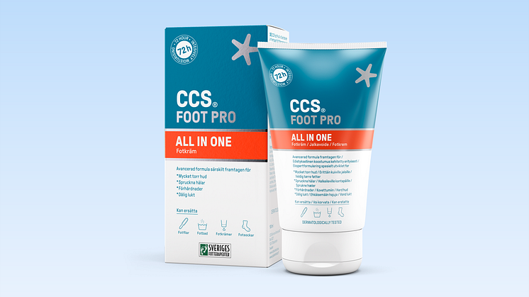 Nyhet! CCS Foot Pro All in One – vår mest avancerade formula hittills