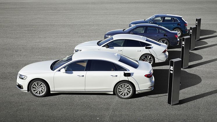 Audi viser 4 nye PHEV-modeller i Geneve
