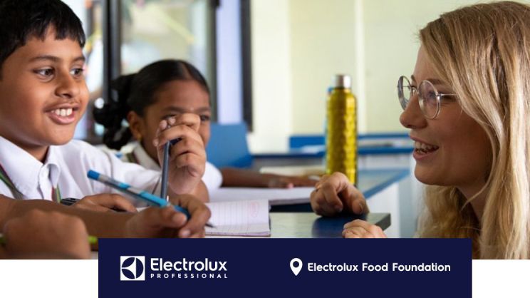 Electrolux Professional agerar för hållbar matlagning och ger stöd till behövande tillsammans med Electrolux Food Foundation