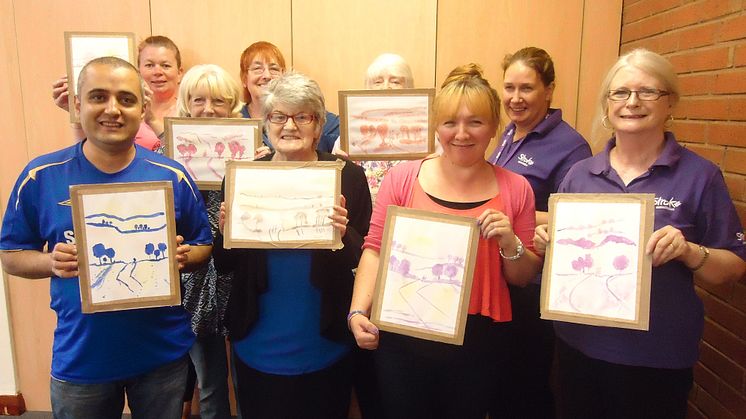 Art after stroke: Salford stroke survivors get creative in charity workshops