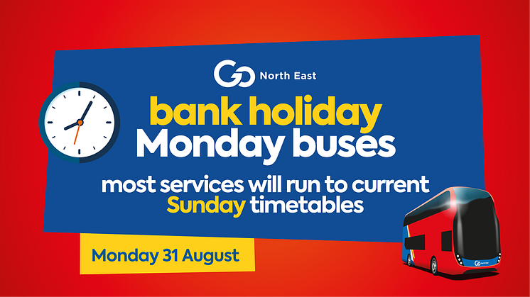 Summer Bank Holiday Buses – 31 August 2020