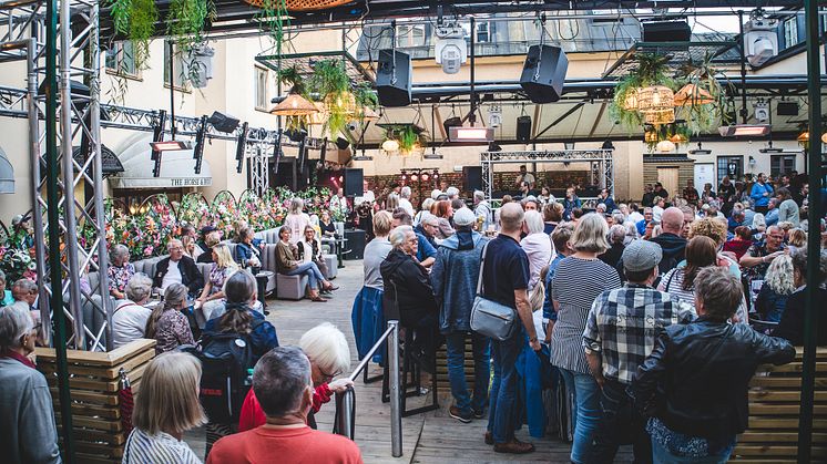 Innergården är en av restaurangerna som deltar i Awrunda 30-31 maj (Bilden är tagen vid Linköpings stadsfest 2023). Foto: Visit Linköping