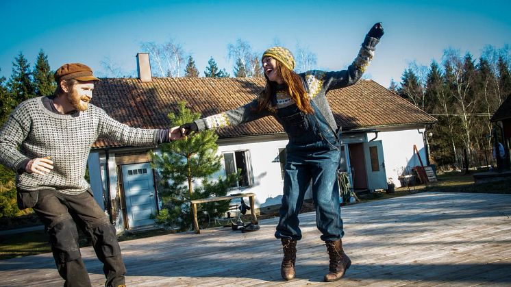 Jerry & LinaMaria Lindy Hop i Ynglingarum