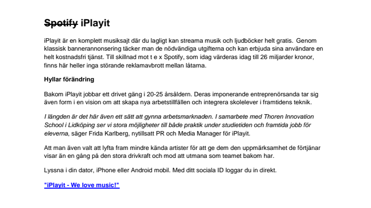 iPlayit - We Love Music