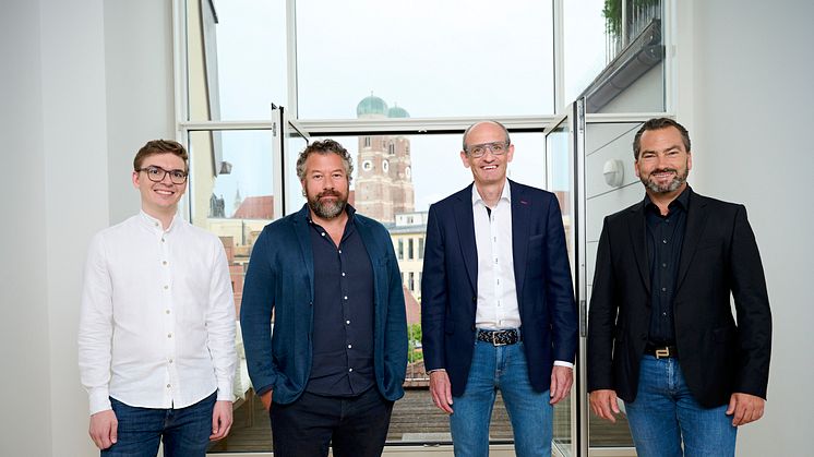 Geschäftsführung sell & pick GmbH: v.l.: Rudolf Hattenkofer, Andreas Steinbeißer, Daniel Simon, Christian Gfüllner.