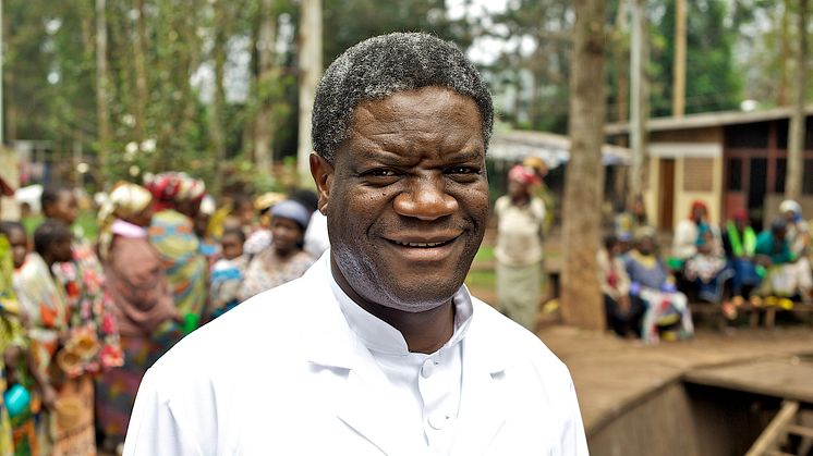 PMU:s samarbetspartner Denis Mukwege får Right Livelihood-priset