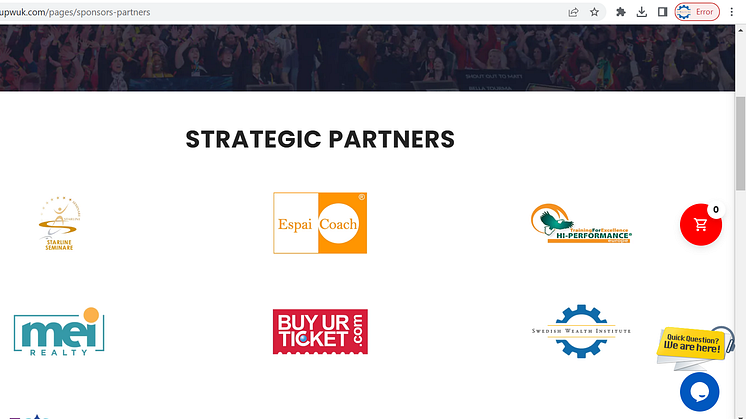 Sponsors and partners