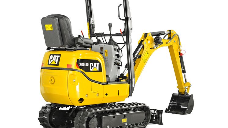 Cat 300.9D minigrävare - höger bak