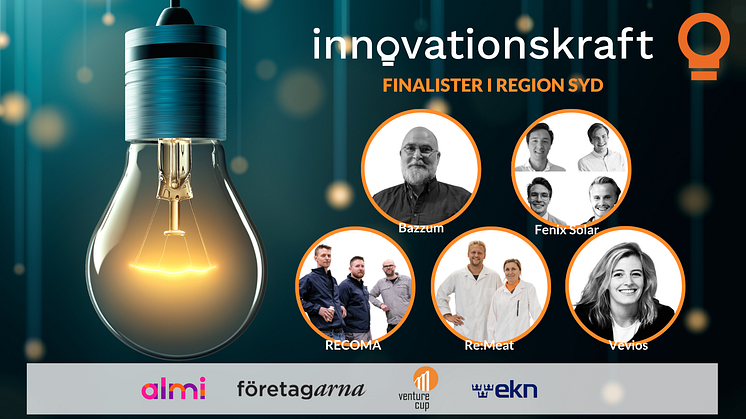 Möt finalisterna i årets omgång av Innovationskraft Syd 2023
