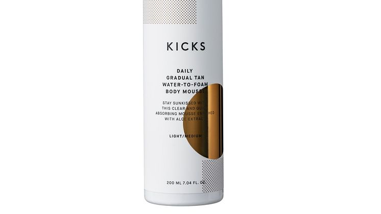 KICKS Daily Gradual Tan Quick Water ÔÇô to ÔÇô Foam Body Mousse LM Self tan-200 ml16843