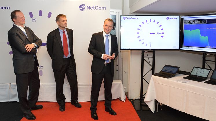 Verdensrekord i NetComs 4G-mobilnett