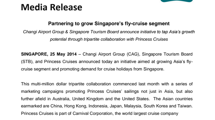 Partnering to grow Singapore’s fly-cruise segment