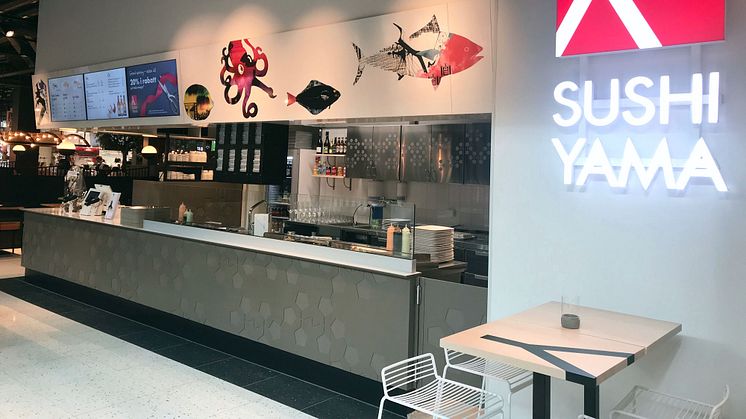 Idag invigs Sushi Yama i nya Kongahälla Center