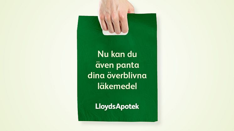 LloydsApotek lanserar pant på överblivna läkemedel