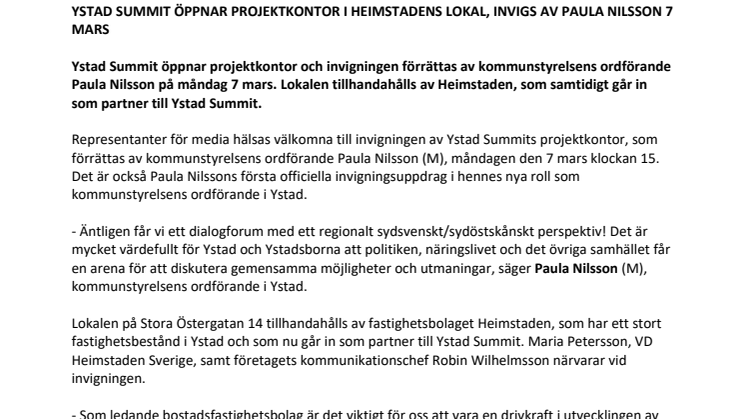 Pressmeddelande Ystad Summit inviger projektkontor 7 mars final.pdf
