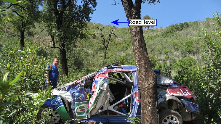 FORDS SUPERSTARKA RALLYBIL TÄVLAR I SVENSKA RALLYT