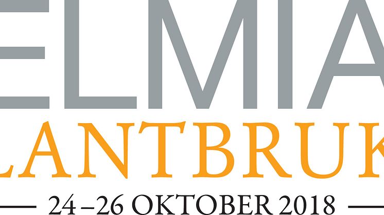 Elmia Lantbruk 24-26 oktober 2018