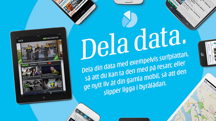  3 lanserar datadelning mellan abonnemang 
