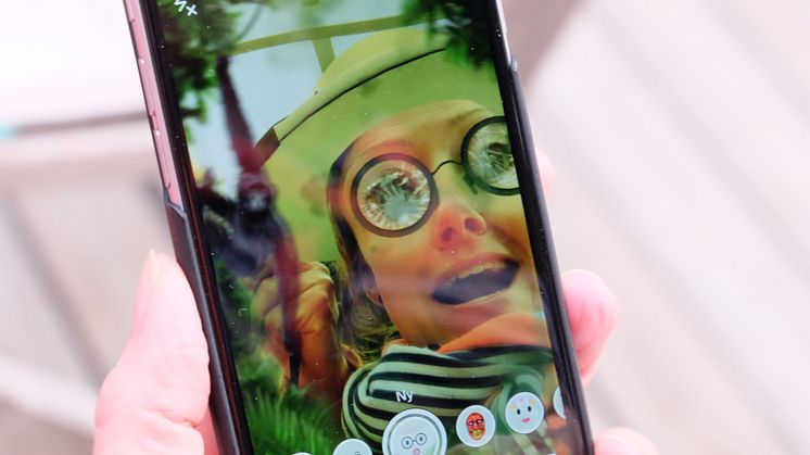Filter på selfies är en väsentlig del i Snapchats popularitet