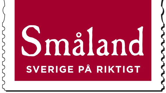 Den nya officiella logotypen för Småland. 
