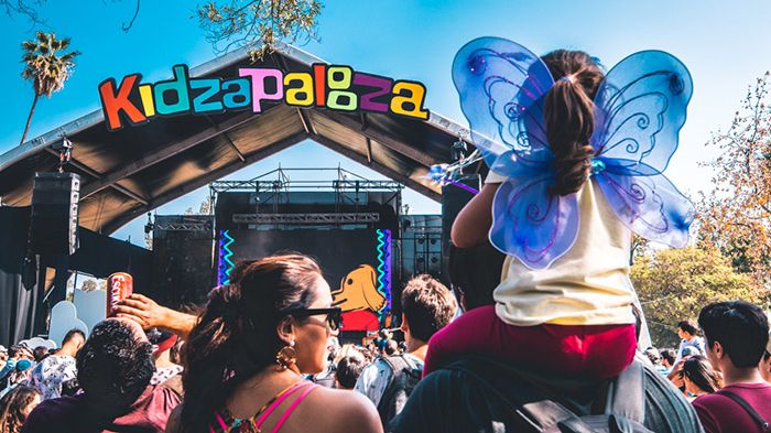 Kidzapalooza - barnens egna festivalområde inne på Lollapalooza