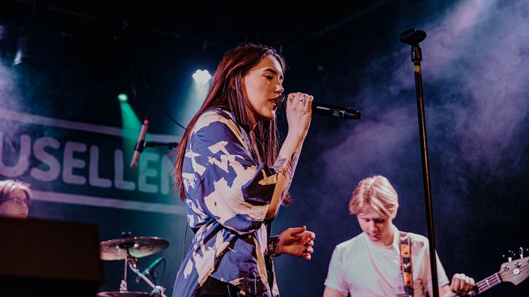 Bandet "Sundet" med sångerskan Sanna Malm deltog i Livekarusellen Östergötland 2021