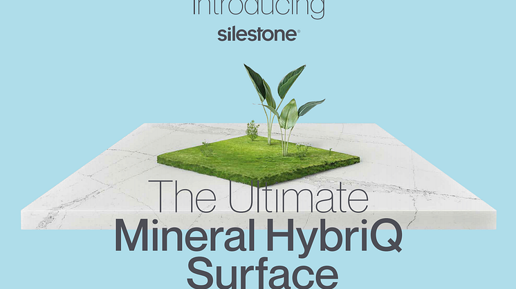 Silestone-ytor helt producerade med förnybar energi, återvunnet vatten och sammansatt med en hybridformula utav förstklassiga mineraler, kvarts och återvunnet glas.