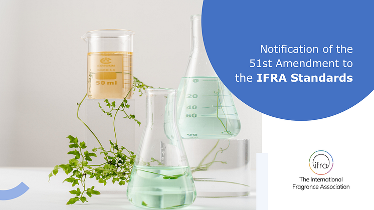 Notification of the 51st Amendment to the IFRA Standards (1)